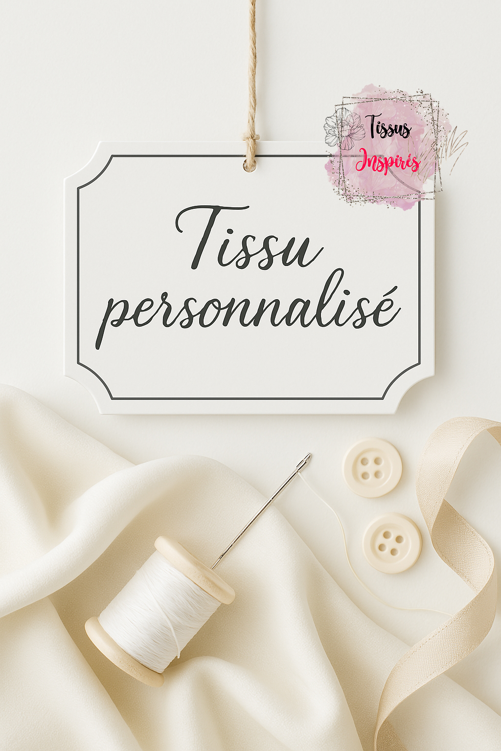 Tissu personnalisé avec motifs sur mesure pour des créations textiles uniques.