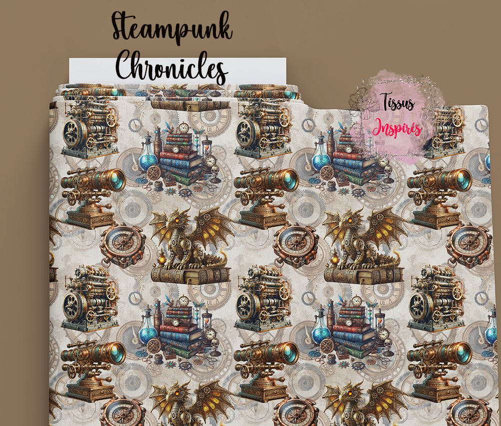 Tissu Steampunk Chronicles