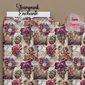 Tissu Steampunk Enchanté