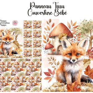 Panneau Renard d'Automne Magique