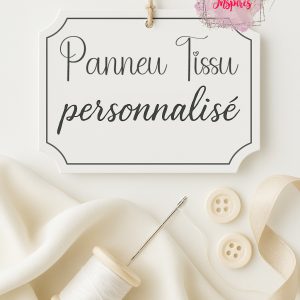 Panneau tissu personnalisé pour création de projets textiles uniques sur mesure.