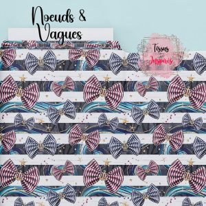 Tissu Nœuds & Vagues