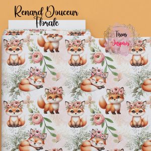 Tissu Renard Douceur Florale